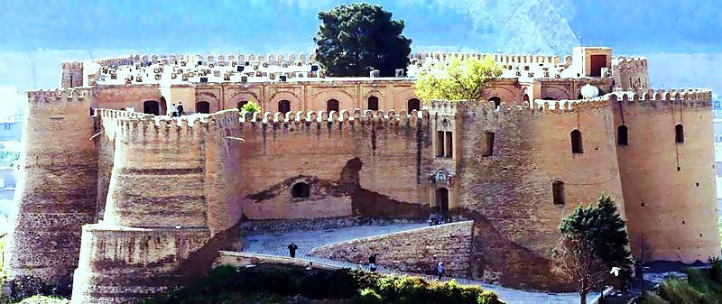 Falak-Ol-Aflak Castle, seat of government in Lesser Luristan (part of modern-day Iran) in the days of Devlet Hatun. (Wikimedia / Adowus)