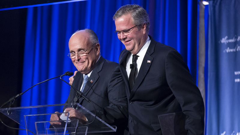 Jeb Bush, Rudy Giuliani