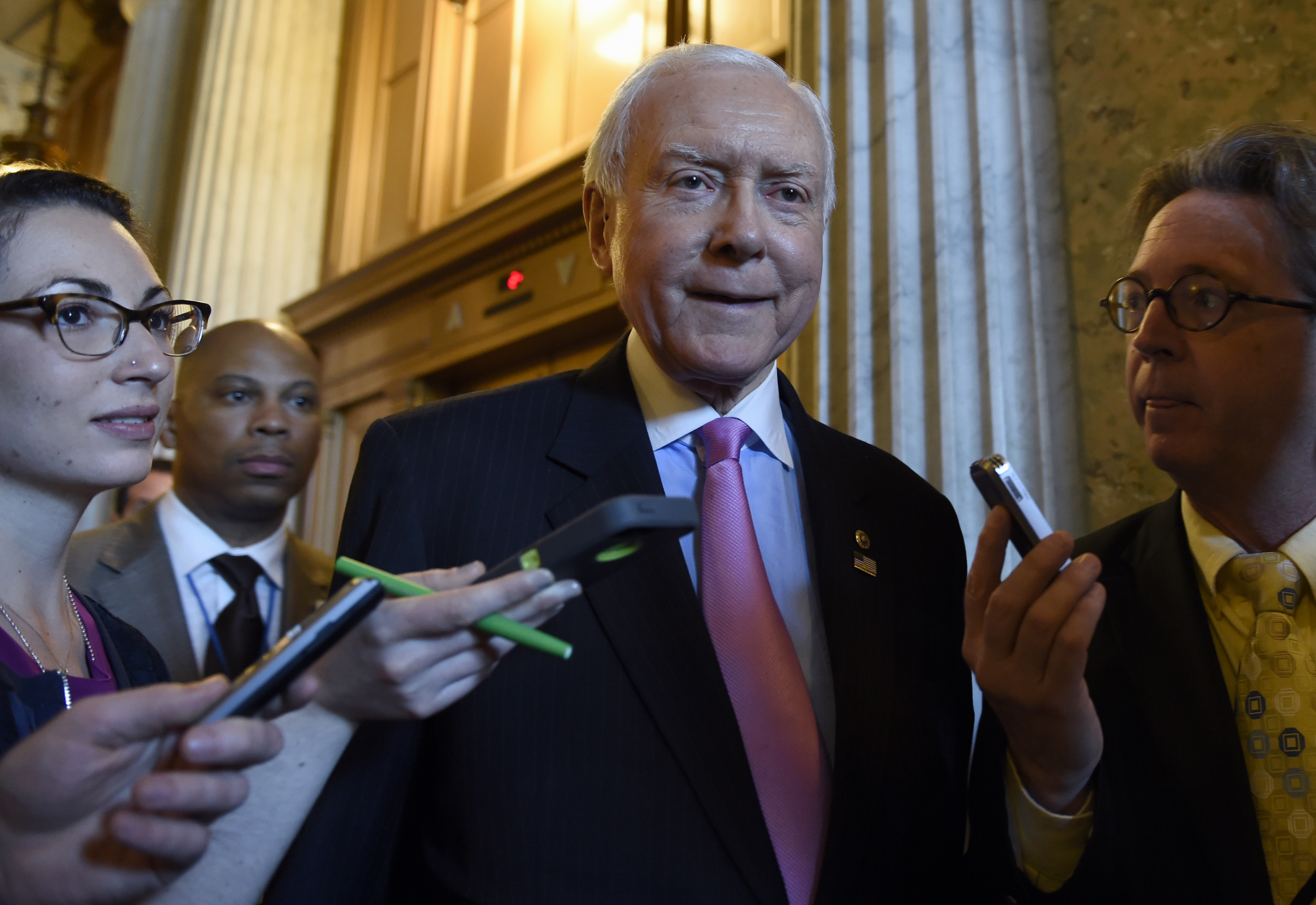 "Unfortunately I am afraid this deal appears to fall woefully short" Sen. Orrin G. Hatch (R-Utah), chairman of the Senate Finance Committee and one of the most important senators in the trade deal debate. (Susan Walsh/AP)