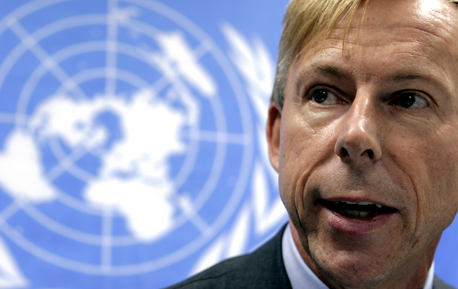 Anders Kompass, the U.N. High Commission for Human Rights representative in Guatemala, speaks with members of the media during a news conference in Guatemala City.(AP Photo/Moises Castillo, File)
