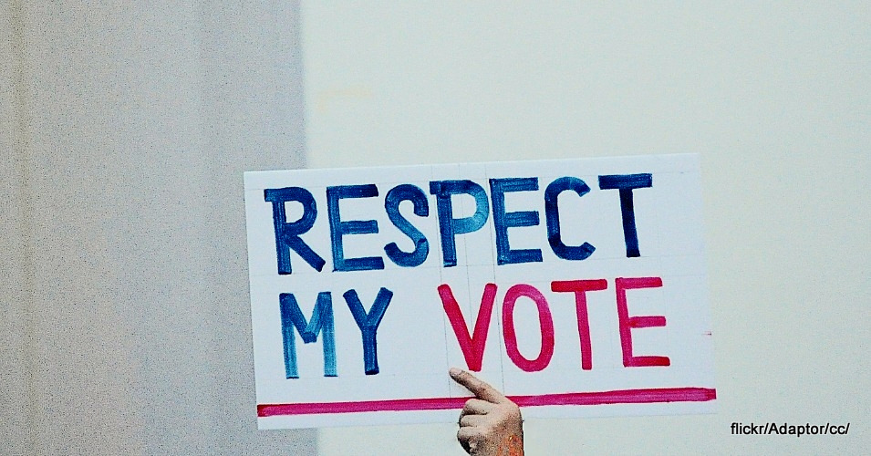 Vote sign