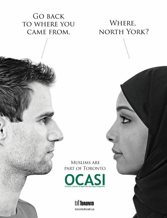 A new campaign from the Ontario Council of Agencies Serving Immigrants (OCASI) is certainly sparking conversations online.