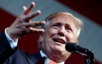 Republican presidential candidate Donald Trump speaks during a campaign rally at Crown Arena, Tuesday, Aug. 9, 2016, in Fayetteville, N.C.