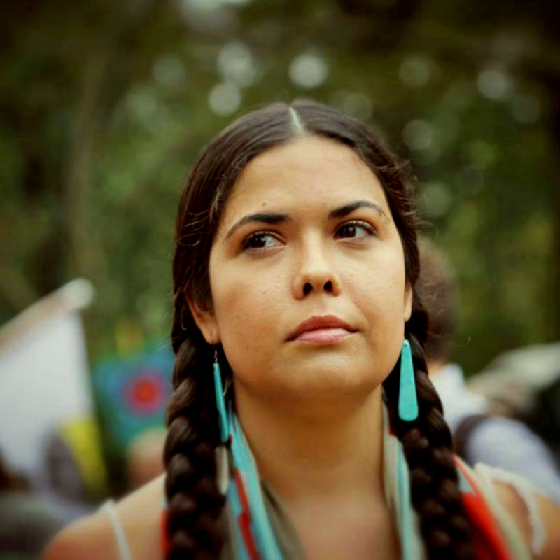 Tara Houska, national campaign director for Honor the Earth and former Sanders advisor. (Photo: Not Your Mascots)