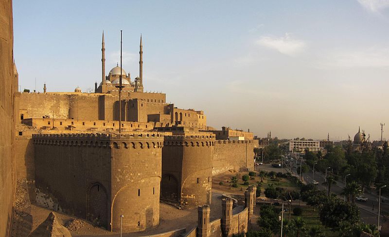 Cairo's Citadel, an ancient medieval fortification overlooking the city.