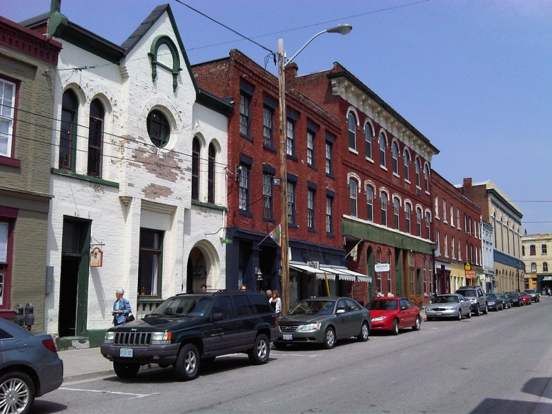 John Street in Port Hope, Ontario in 2009. According to porthopehistory.com, much of this area was forcibly sold to Eldorado Mining through eminent domain during the middle of the 20th century. (Flickr / John Street)