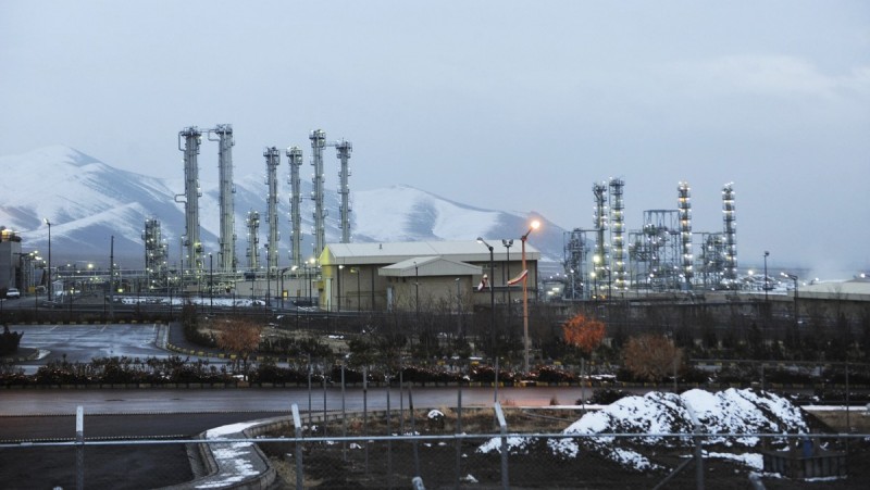 A Saturday, Jan. 15, 2011 file photo, shows Iran's heavy water nuclear facilities near the central city of Arak 150 miles (250 kilometers) southwest of Tehran. The  facility consists of several towering silo-style buildings along with lower buildings, fenced in and set against a backdrop of mountains. (AP Photo/ISNA,Hamid Foroutan, File)
