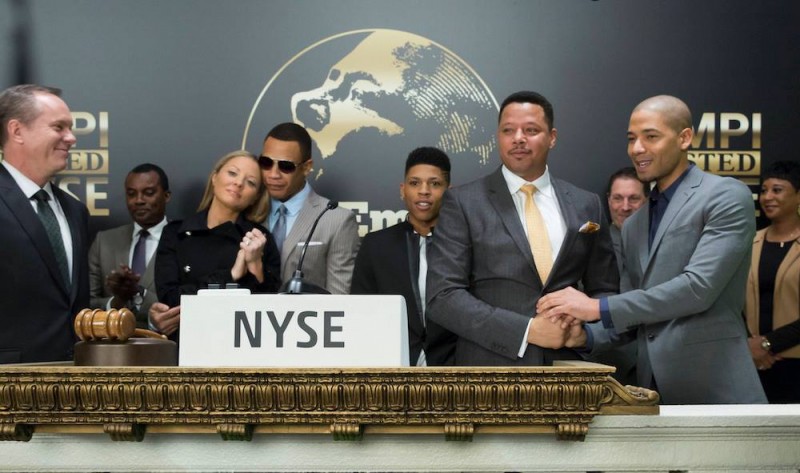 The cast of Empire in a publicity still released for the season finale of the show. One of 2015's most popular shows, with a majority black cast, is on Fox -- a network not known for its fair treatment of black people. (Facebook / Empire)