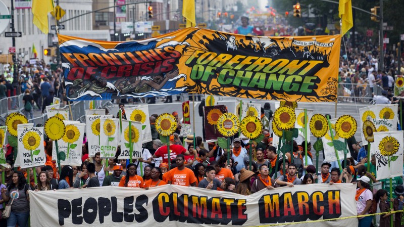 Despite the massive "People's Climate March" and smaller events worldwide, governments continue to support climate change denial -- with the help of industry lobbyists like ALEC. (File)