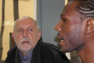 Malcolm Shabazz in dialogue with Islamic scholar Professor Hamid Algar. (Professor ALI)
