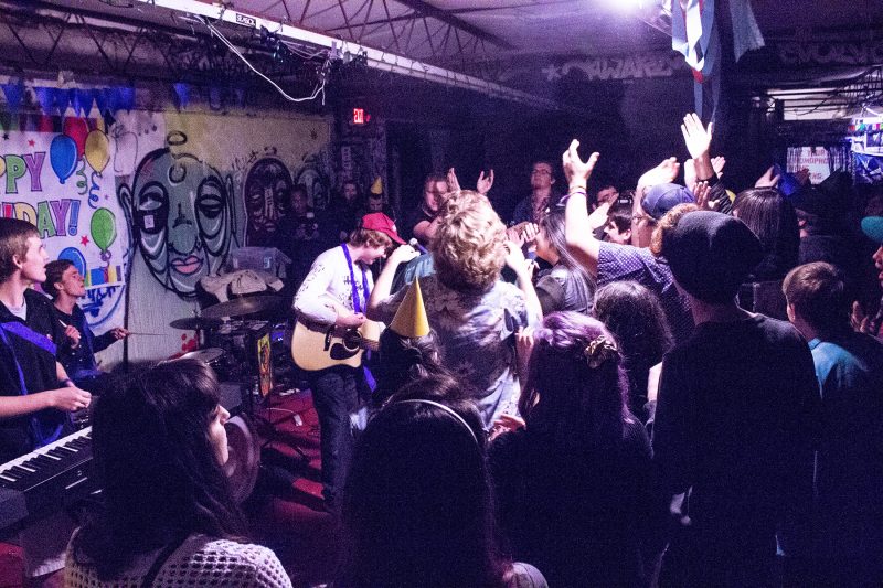 A concert at 1919 Hemphill, a DIY arts and music space in Fort Worth, Texas. March 7, 2015. 4chan, an anonymous internet forum, is targeting spaces like 1919 Hemphill for shutdown. (Flickr / Madison Gostkowski, CC)