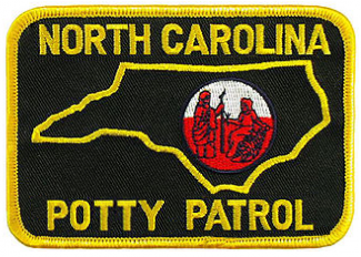 North Carolina “Potty Patrol” patch. North Carolina’s so-called “bathroom bill” also attacked workers’ rights. (Flickr / Mike Licht)