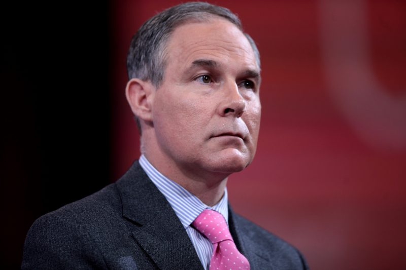 Oklahoma Attorney General Scott Pruitt at Conservative Political Action Conference (CPAC) in National Harbor, Maryland. February 28, 2015. (Flickr / Gage Skidmore, CC SA)