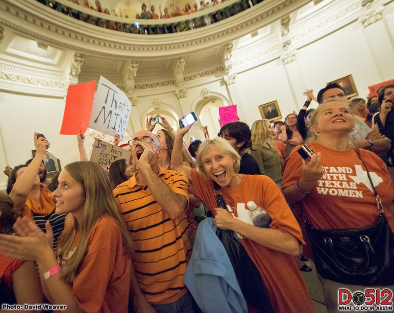 Activists fill the Texas State Capitol to protest dangerous new restrictions on abortion access, June 25, 2013. (Flickr / Do512 CC NC ND)