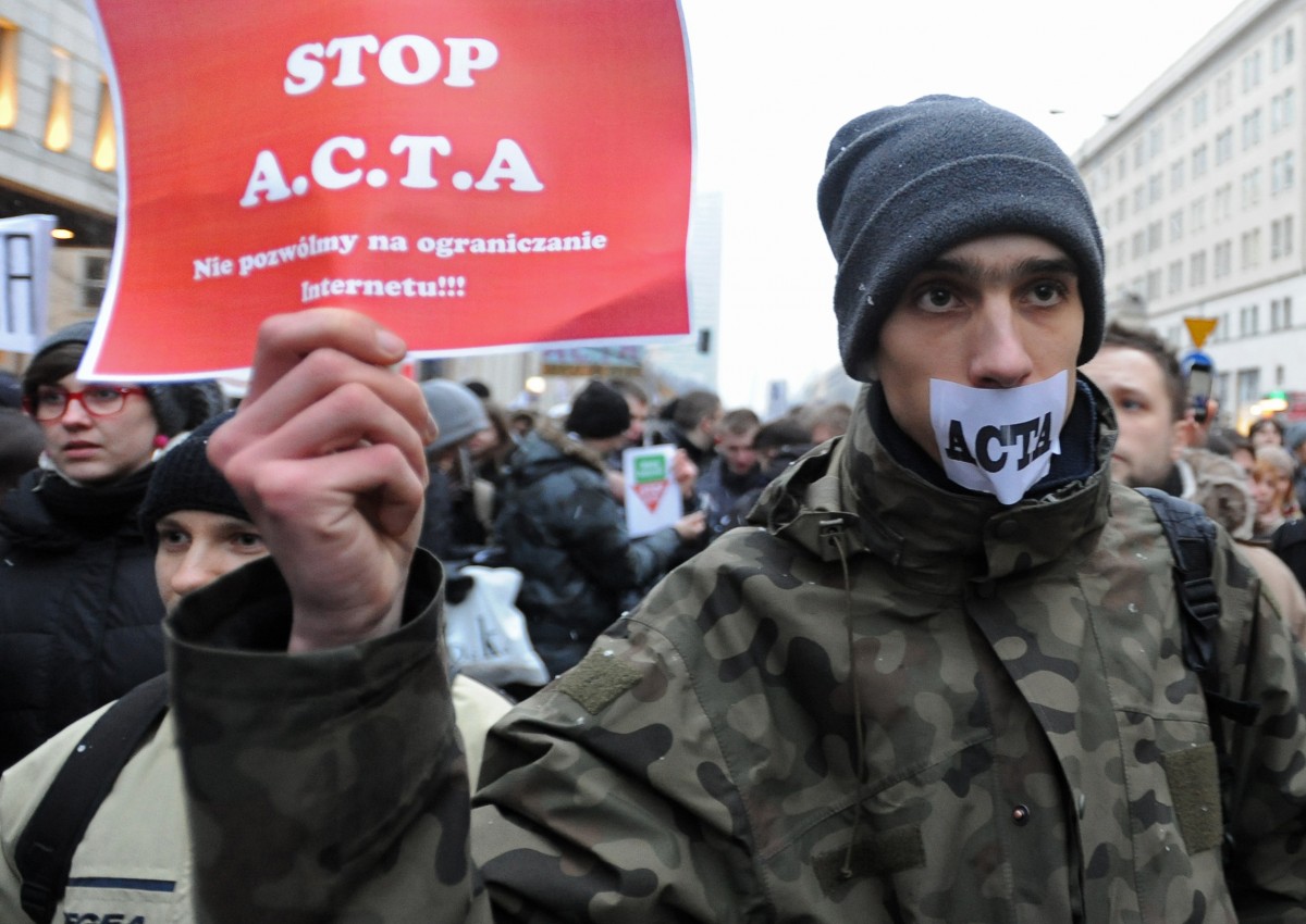 Poland ACTA protests