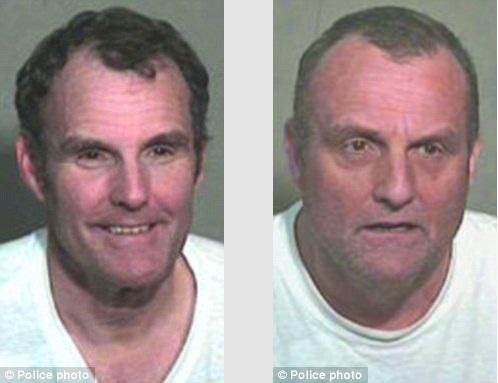 The Mahon Brothers shortly after their arrest in 2009