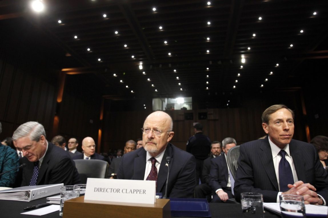 James Clapper, David Petraeus, Robert Mueller