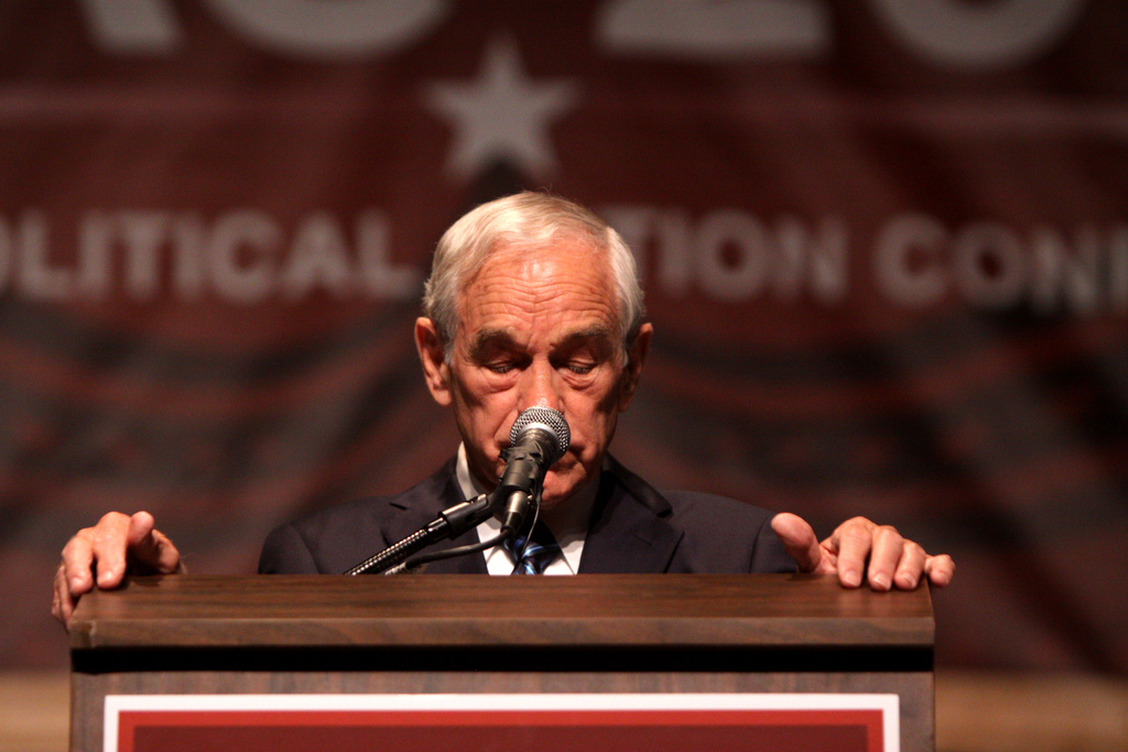Ron Paul speing at LPAC in Las Vegas, NV 2011