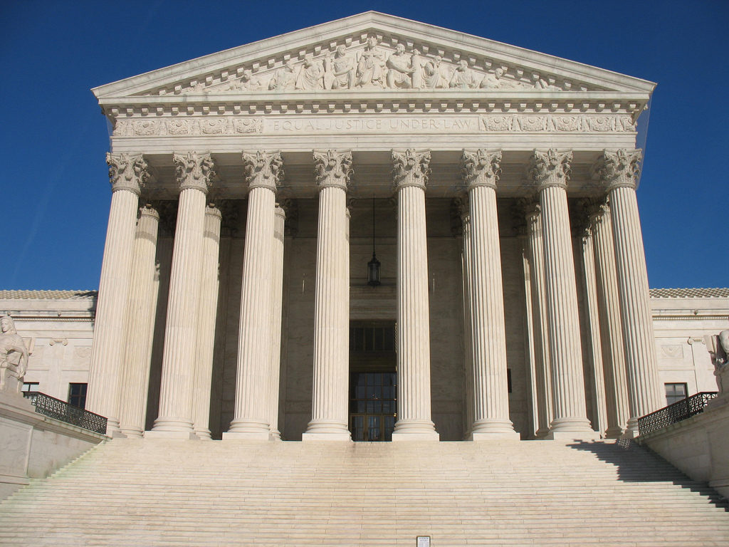 The Supreme court of the United States. Washington, DC. (Photo by Kjetil Ree)
