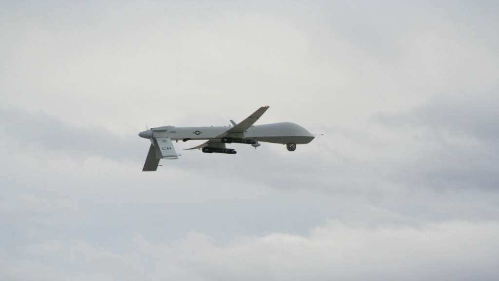 An US predator drone at the Aviation Nation airshow in Las Vegas, NV (Photo by David Smith)
