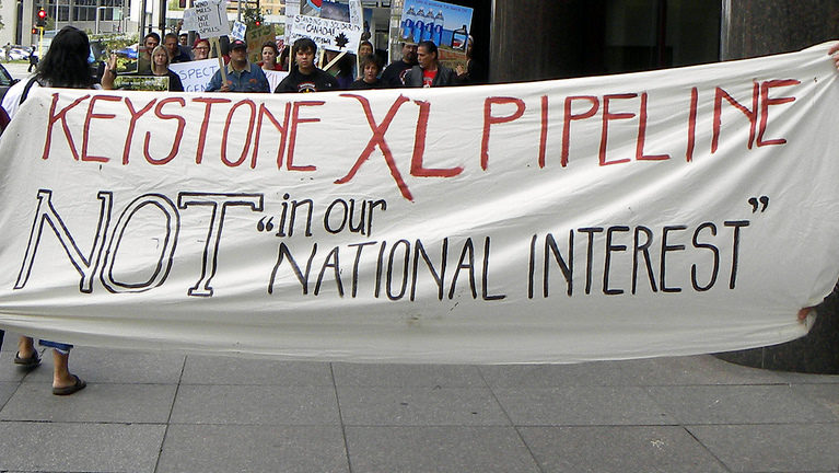 Native Activists Arrested on Territory While Peacefully Protesting Keystone Pipeline