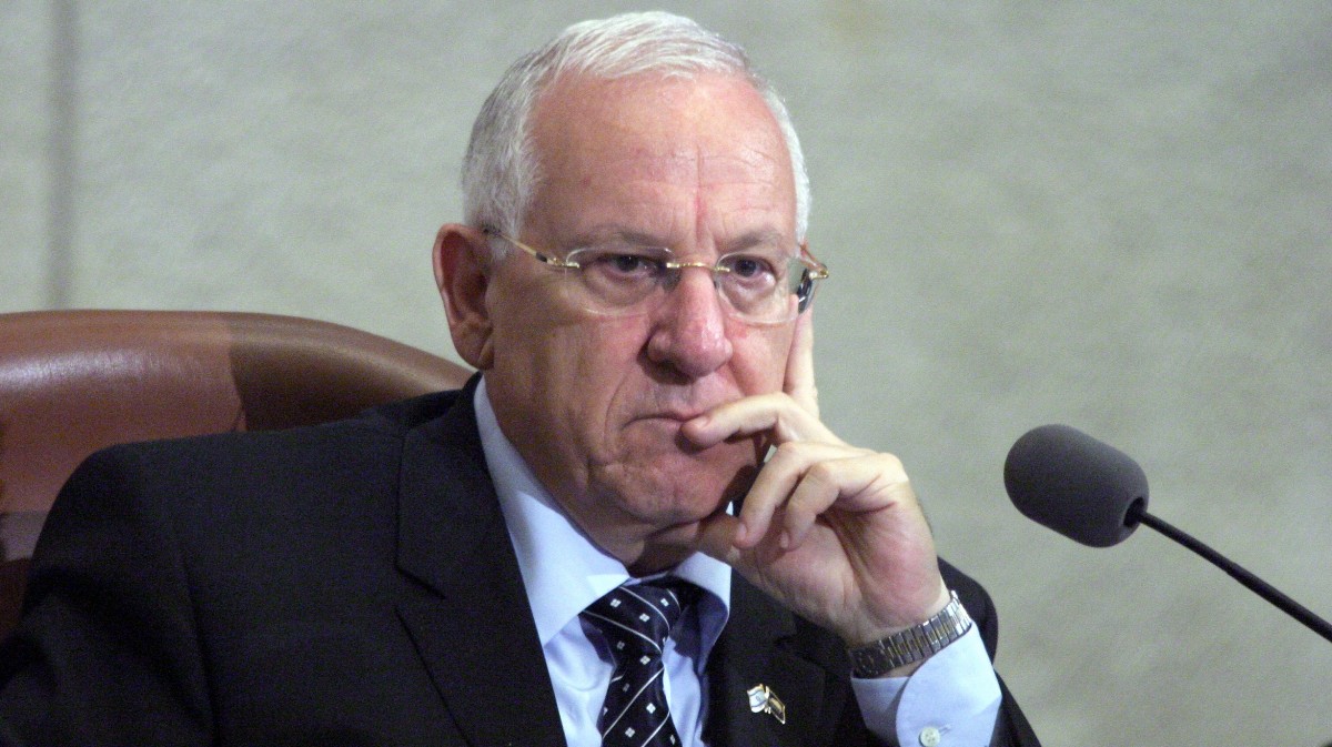 A 2008 photo of Israeli lawmaker Reuven Rivlin