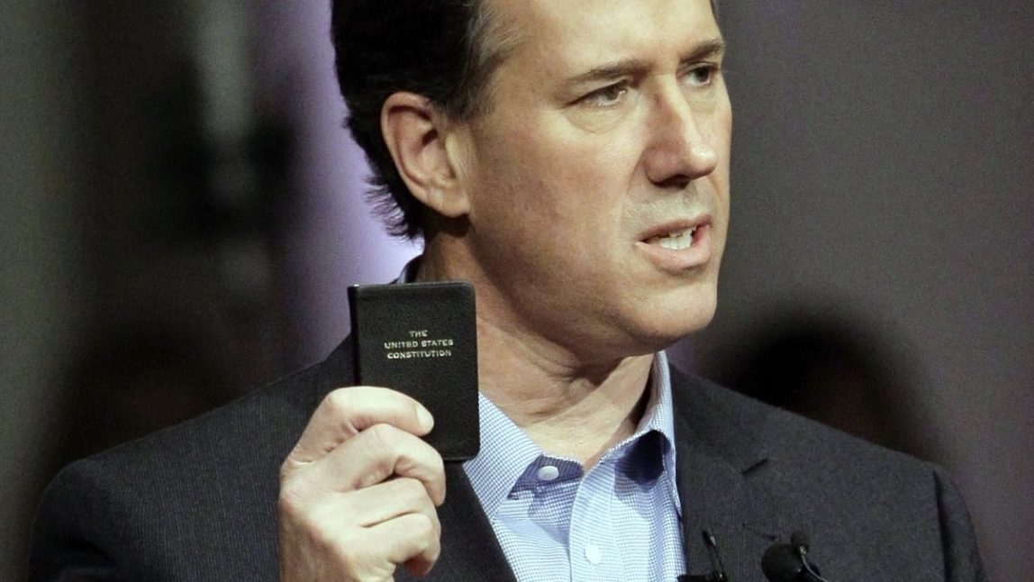 On to Super Tuesday: Santorum, Romney battle on