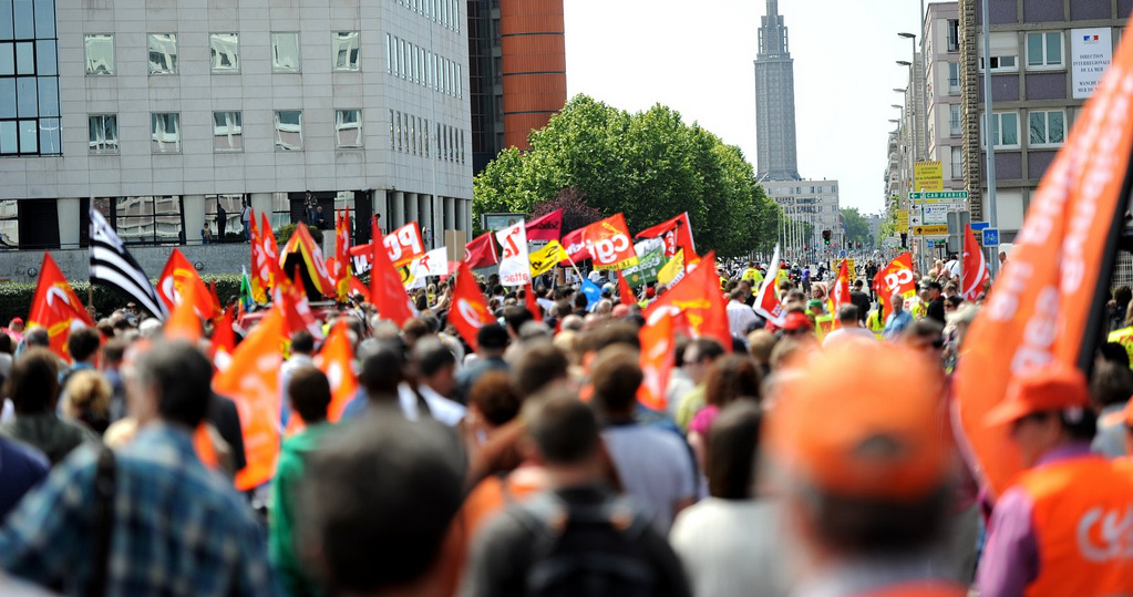 Protests at the 2011 G-8 Summit. (Photo by Guillaume Paumier)