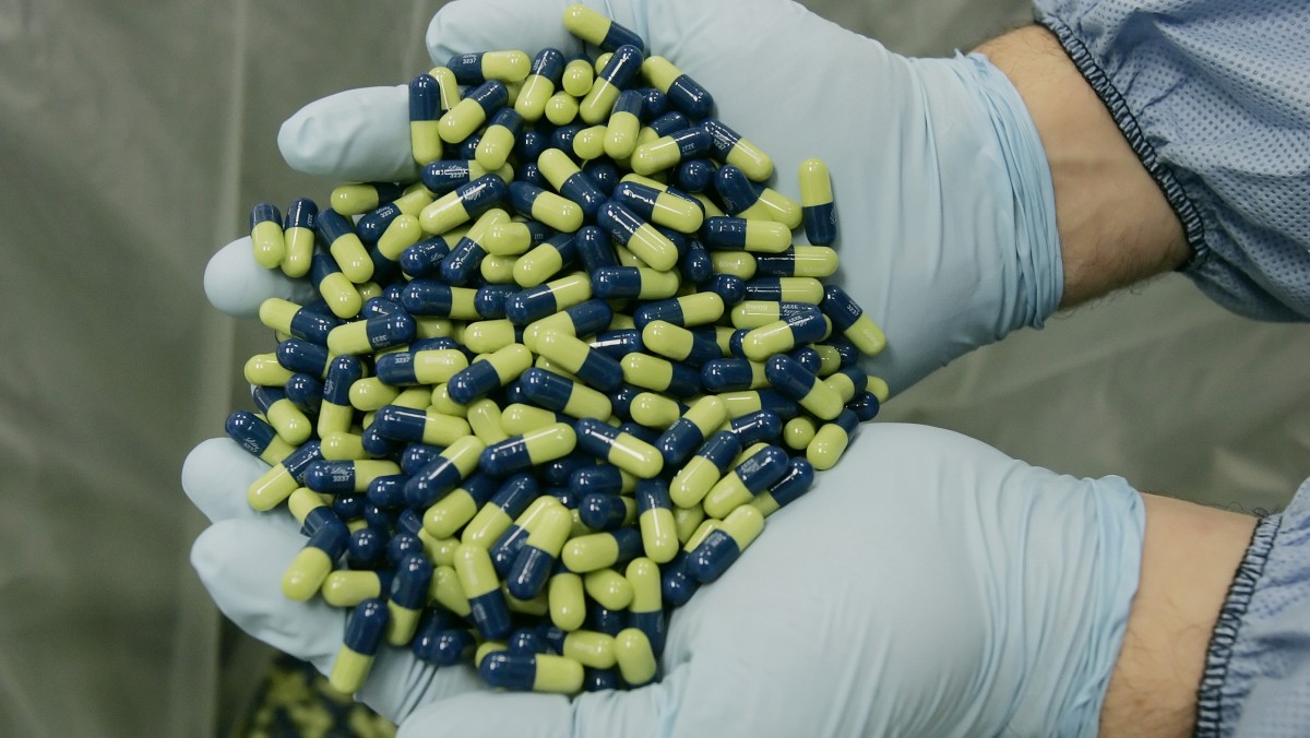 Anti-depressant drugs produced by Eli Lilly are shown here. (AP Photo/Darron Cummings, file)