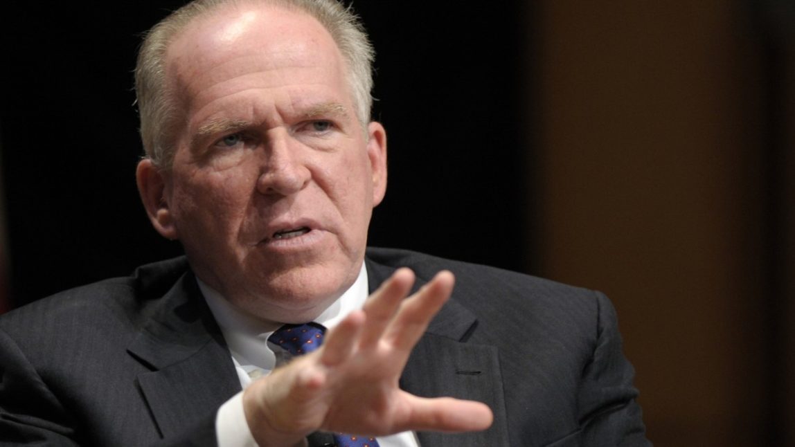 In this Sept. 7, 2011 file photo, White House counterterrorism adviser John Brennan speaks in Washington. The Pentagon is likely to be largely sidelined from decisions on which terror leaders are targeted for drone attacks. The plan, aimed at streamlining the counterterror war, would concentrate the power to strike with lethal U.S. force outside war zones within one small team at the White House. (AP Photo/Susan Walsh, File)
