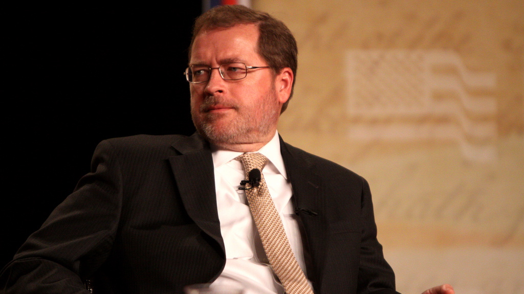 Grover Norquist speaking at CPAC FL in Orlando, Fla. (Photo by Gage Skidmore)