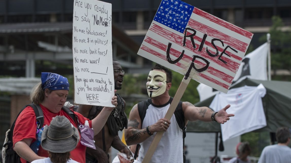 Occupy Movement groups from across the United States are assembling in Philadelphia. (Mannie Garcia/MintPress)