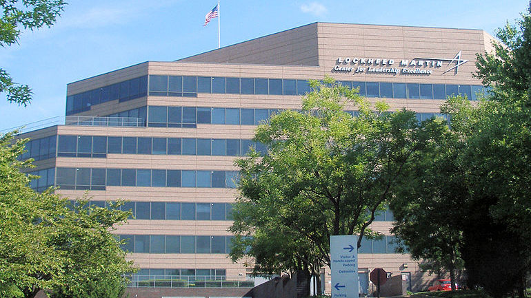 Main entrance to Lockheed Martin Center for Leadership Excellence (CLE) in Bethesda. (Phtot by Coolcaesar via en.wikipedia)