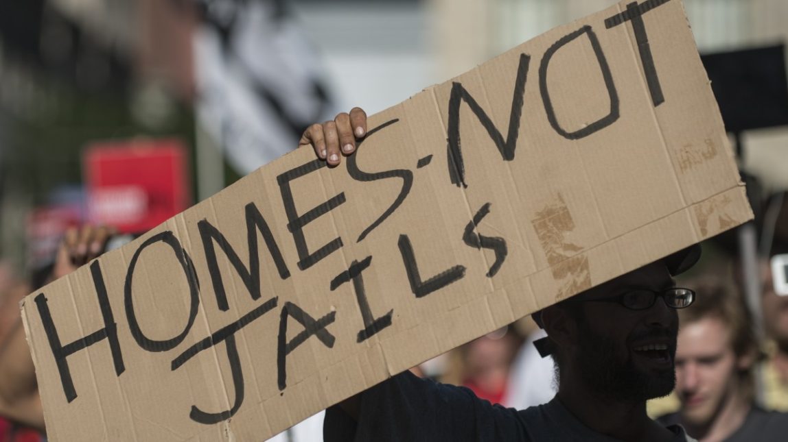 Demonstrators protest in Philadelphia, PA July 2, 2012 as part of the Occupy National Gathering. (Mannie Garcia/MintPress)