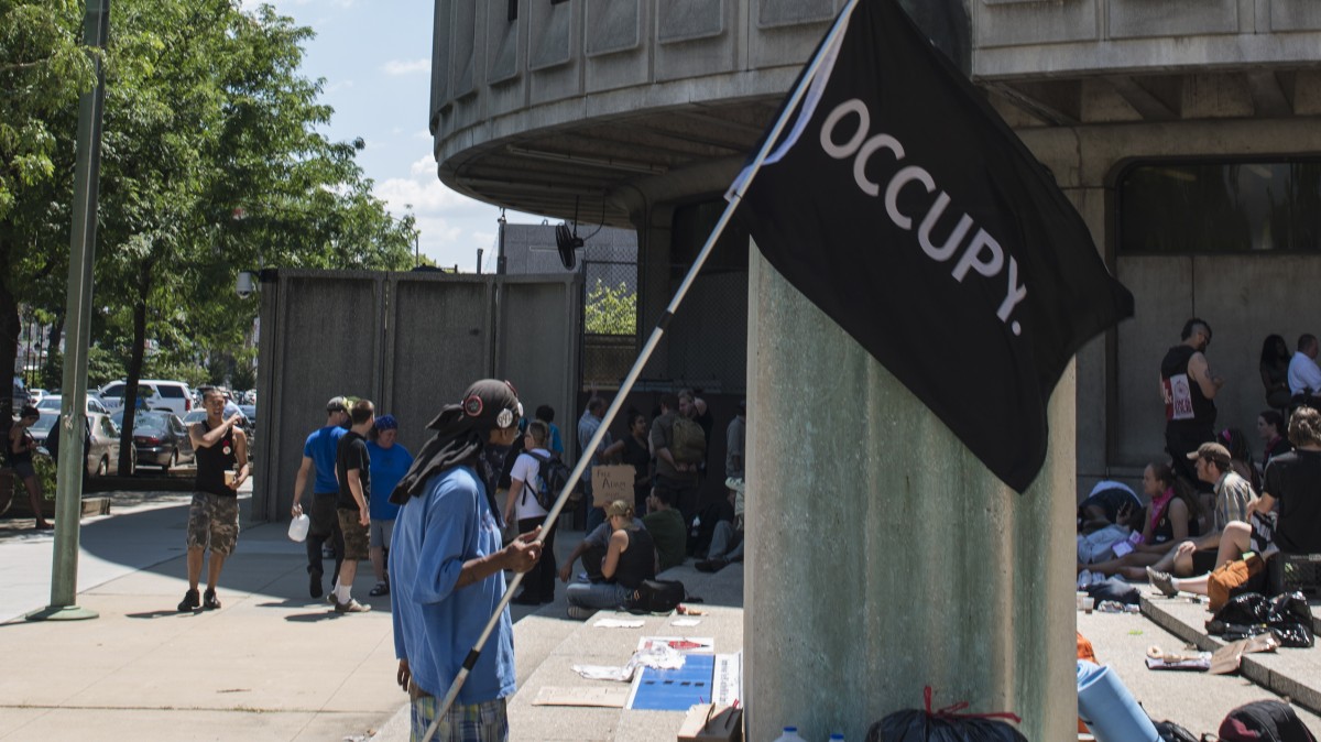 Activists gather at the Round House in Philadelphia, PA July, 2, 2012. (Mannie Garcia/MintPress)