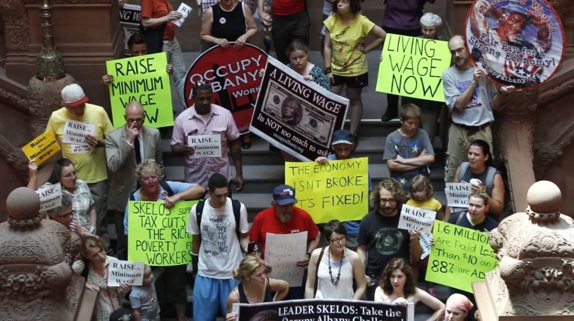 A Busy Week Protesting Things In America: Pensions, Minimum Wage, Teacher Layoffs…