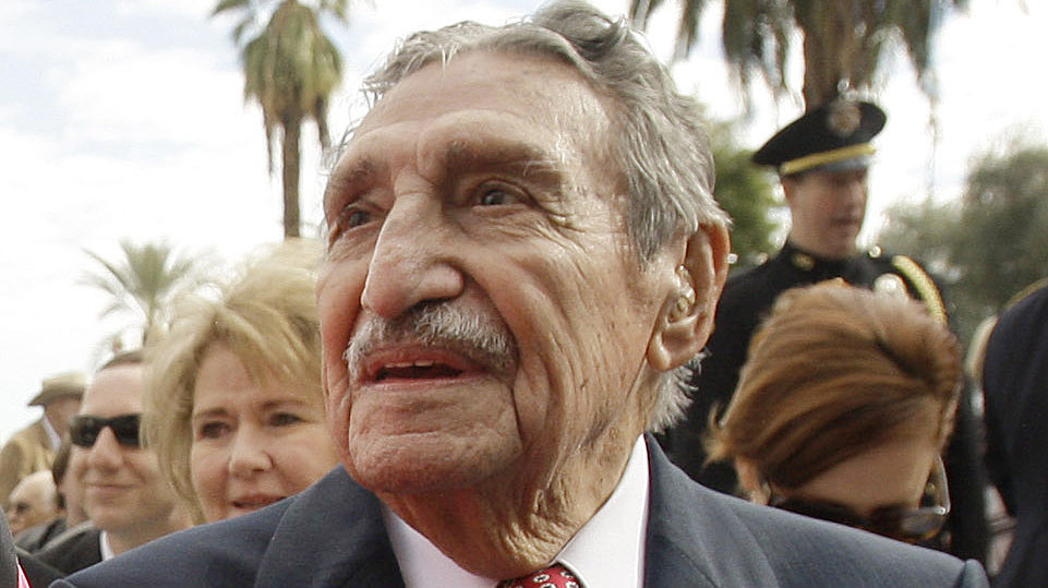 In this Jan. 3, 2011 file photo, former Arizona Gov. Raul Castro attends inaugural ceremonies for Arizona Gov. Jan Brewer at the Arizona Capitol in Phoenix. (AP Photo/Ross D. Franklin, File)