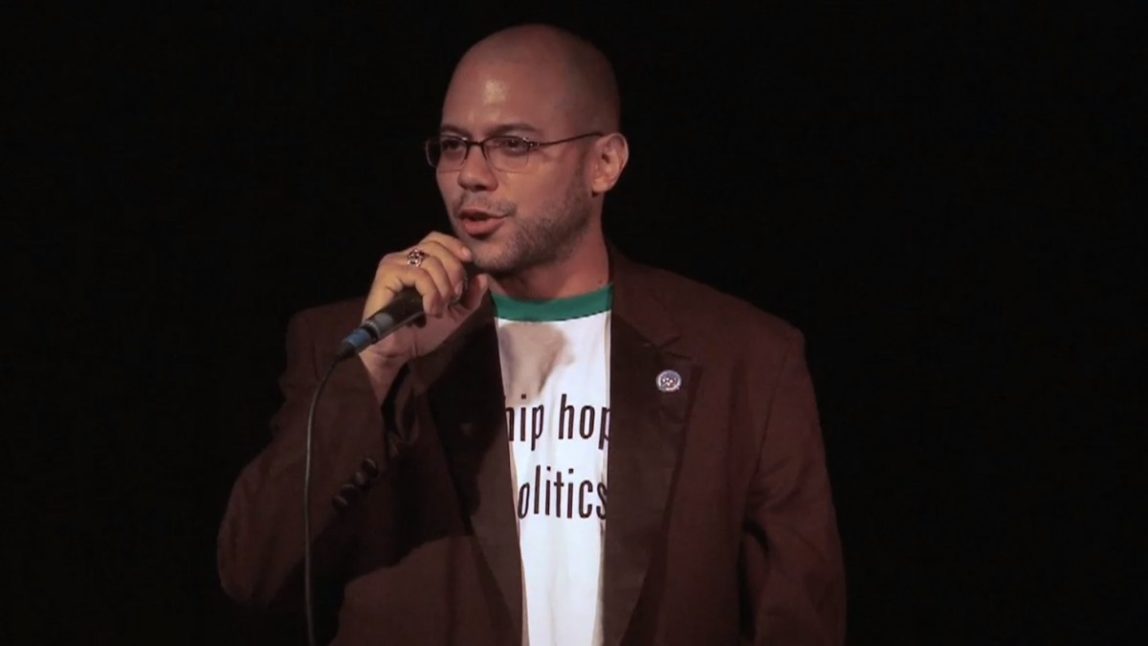 George Martinez, former Democratic District Leader from the 51st Assembly District in Brooklyn, NY speaks in New York in 2008. (Screen capture from YouTube)