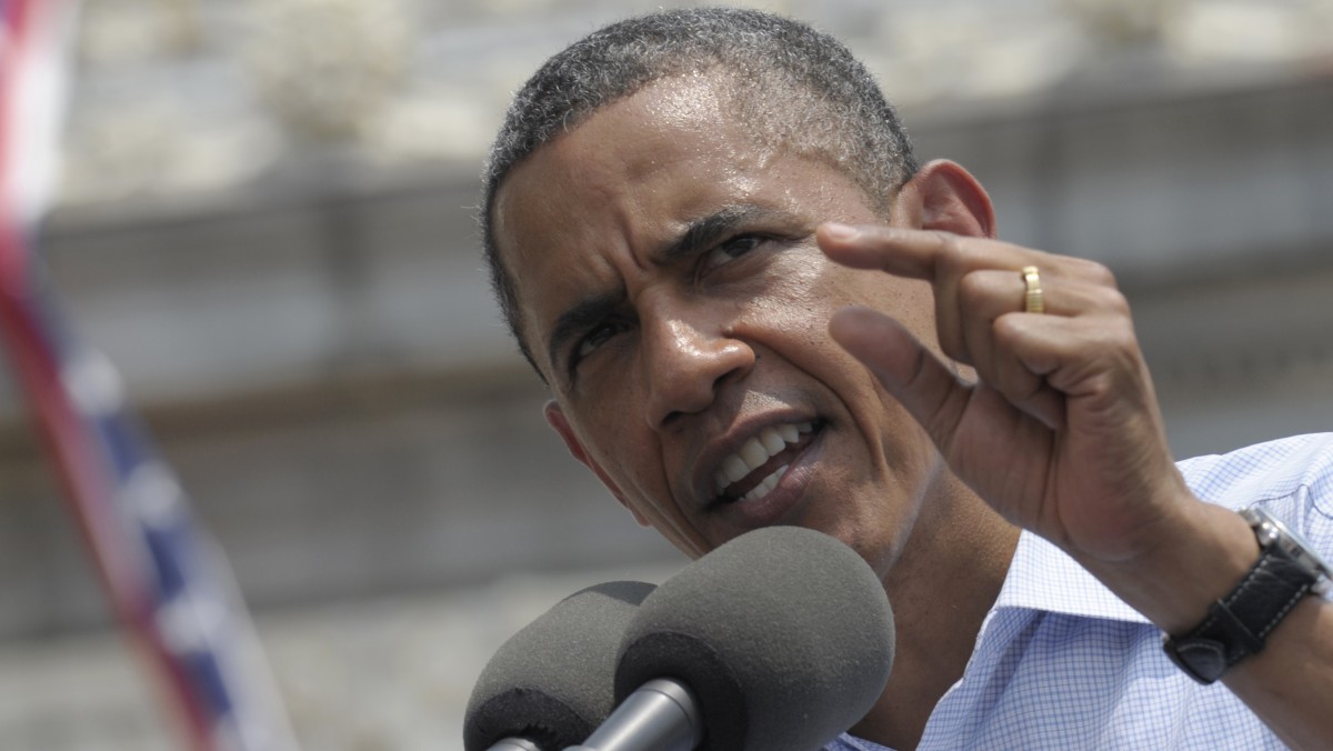 In this July 6, 2012, file photo, President Barack Obama speaks at Carnegie Mellon University in Pittsburgh, Pa. (AP Photo/Susan Walsh, File)