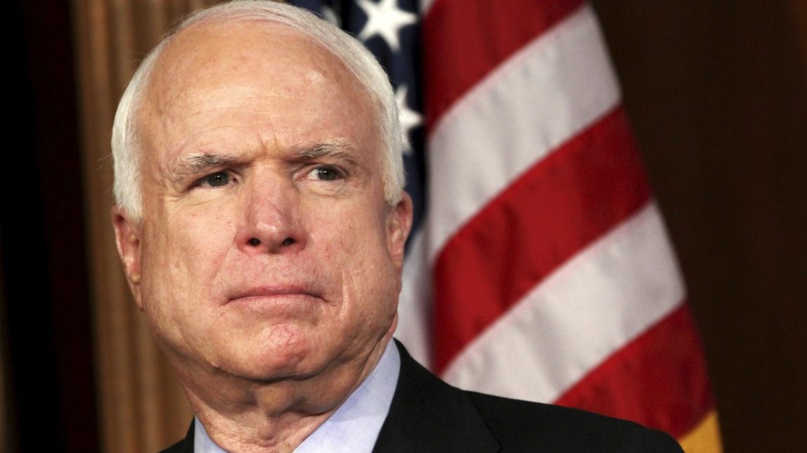 In this March 28, 2012 file photo, Sen. John McCain, R-Ariz., listens during a news conference on Capitol Hill in Washington. (AP Photo/Jacquelyn Martin, File)