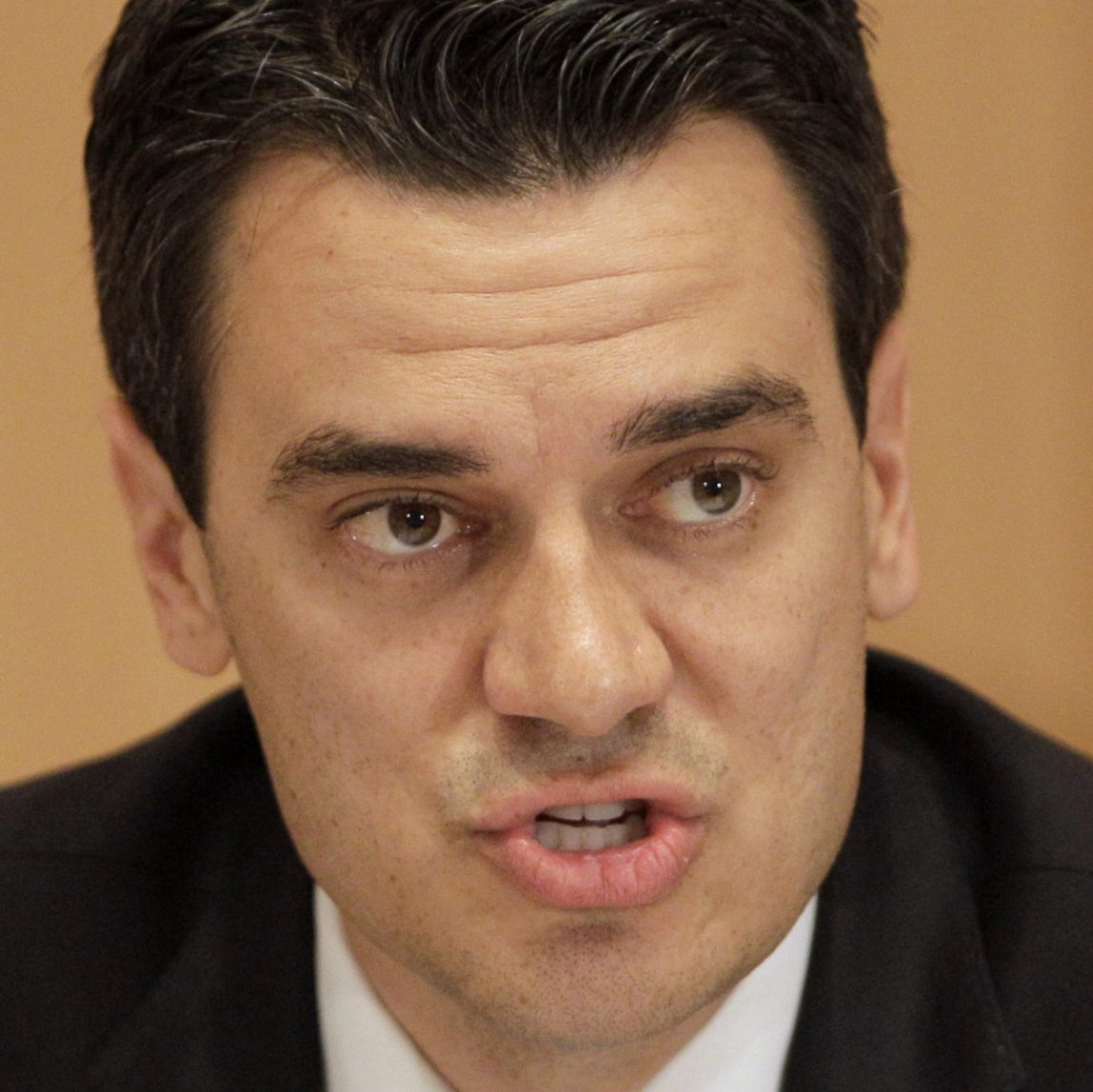 In this Oct. 6, 2010 file photo, Kevin Yoder participates in a debate in Overland Park, Kan.(AP Photo/Charlie Riedel, File)
