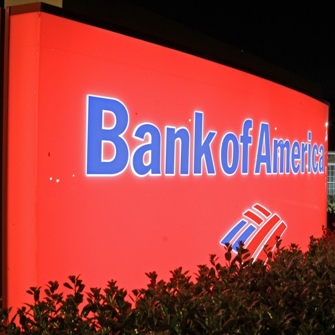 A Bank of America branch is shown in Charlotte, N.C., Friday, April 16, 2010. (AP Photo/Chuck Burton)