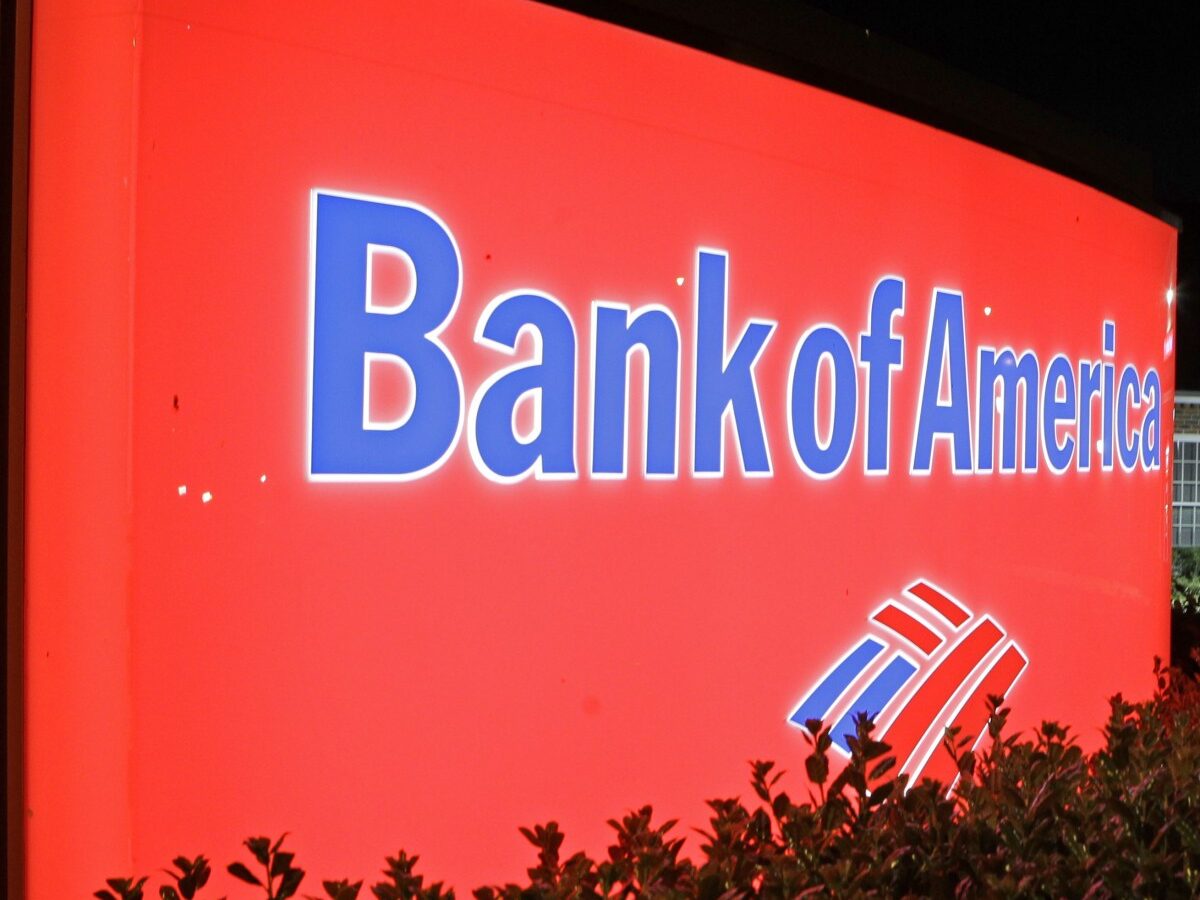 A Bank of America branch is shown in Charlotte, N.C., Friday, April 16, 2010. (AP Photo/Chuck Burton)