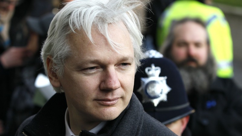 In this Feb. 1, 2012 file photo, Julian Assange, WikiLeaks founder, arrives at the Supreme Court in London. (AP Photo/Kirsty Wigglesworth, File)