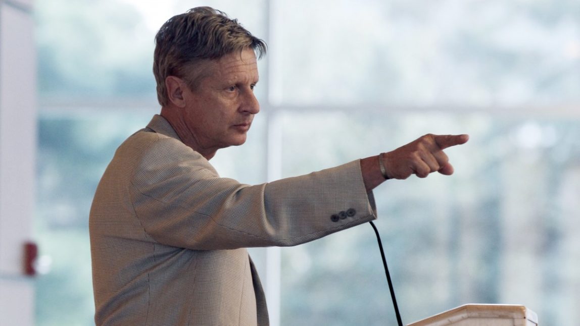 Gary Johnson Challenges Two Party Approach, Fights To Appear In Presidential Debates