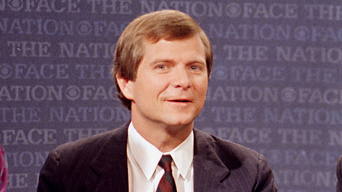 In this July 24, 1988 file photo, Lee Atwater, then-campaign manager for Vice President George Bush is seen prior to the taping of CBS-TV's "Face The Nation" in Washington. (AP Photo/Dennis Cook, File)