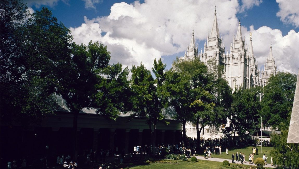 This undated file photo shows the Salt Lake Temple in Temple Square, Salt Lake City, Utah. (AP Photo, File)
