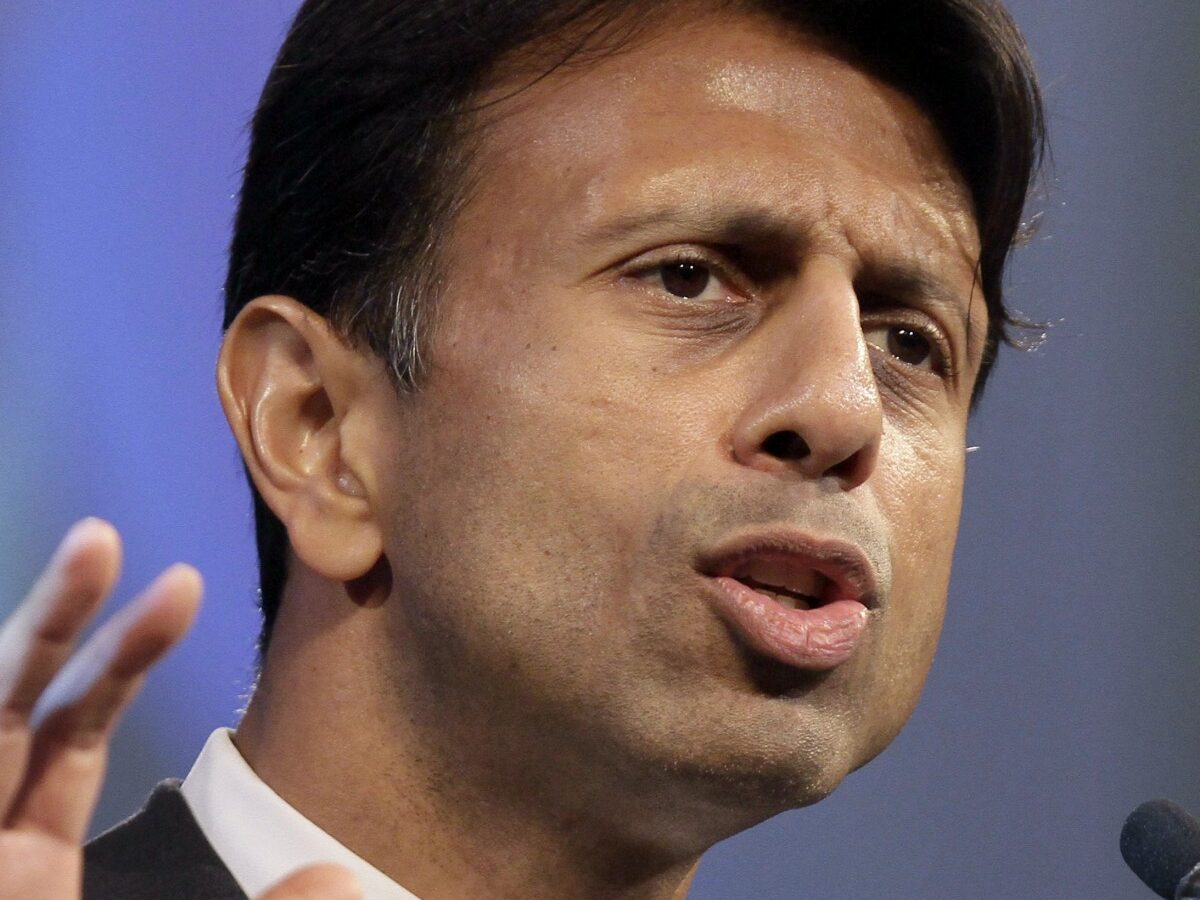 In this Friday, July 27, 2012 file photo, Louisiana Gov. Bobby Jindal speaks at a Republican Party of Arkansas fundraising dinner in Hot Springs, Ark. (AP Photo/Danny Johnston, File)
