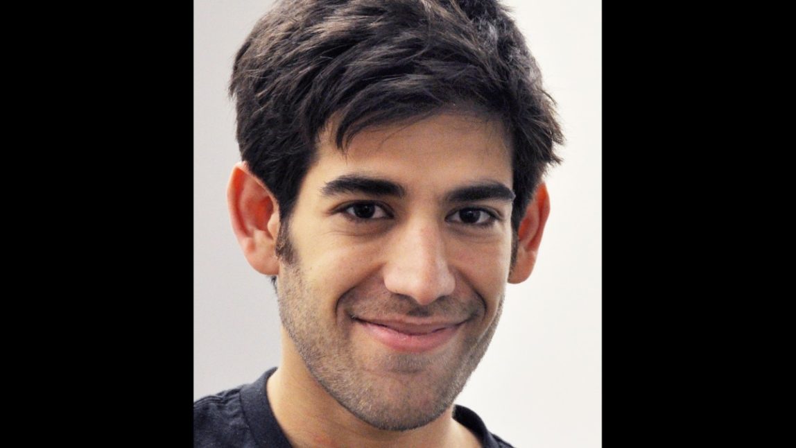 This Dec. 8, 2012 photo provided by ThoughtWorks shows Aaron Swartz, in New York. Swartz, a co-founder of Reddit, hanged himself Friday, Jan. 11, 2013, in New York City. (AP Photo/ThoughtWorks, Pernille Ironside)