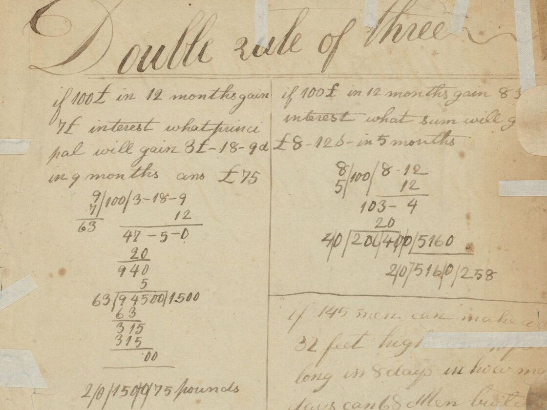 Notebooks Show Abraham Lincoln Was Surprisingly Good At Math